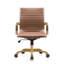 Chaise de bureau en cuir Sorrells-1800635292