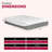 Ultra Plush 13-Inch Gel Memory Foam Mattress With Dual-Layered Jacquard Cover, Optimized For Pressure Relief, Temperature Regulation, And Motion Isolation.-1994406751