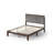 Moiz 42" Solid Wood Platform Bed Frame with Adjustable Upholstered Headboard-75287618