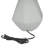 Vazquez Cement Stone Geometric Gray Table Lamp with Drum Shade