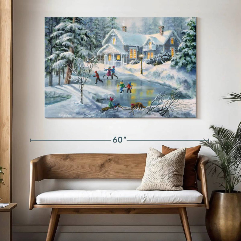 Alvord A Fine Winter's Eve, 34" H x 51" W