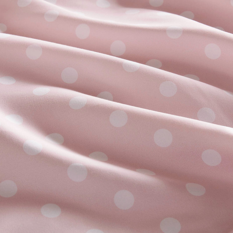 3 édredon en chenille rose à 3 motifs floraux avec coussin décoratif et lavable à la machine