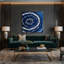 Space Star, photographie d'art sur toile bleue