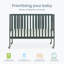 Lit de bébé portatif convertible 2-en-1-1549704031