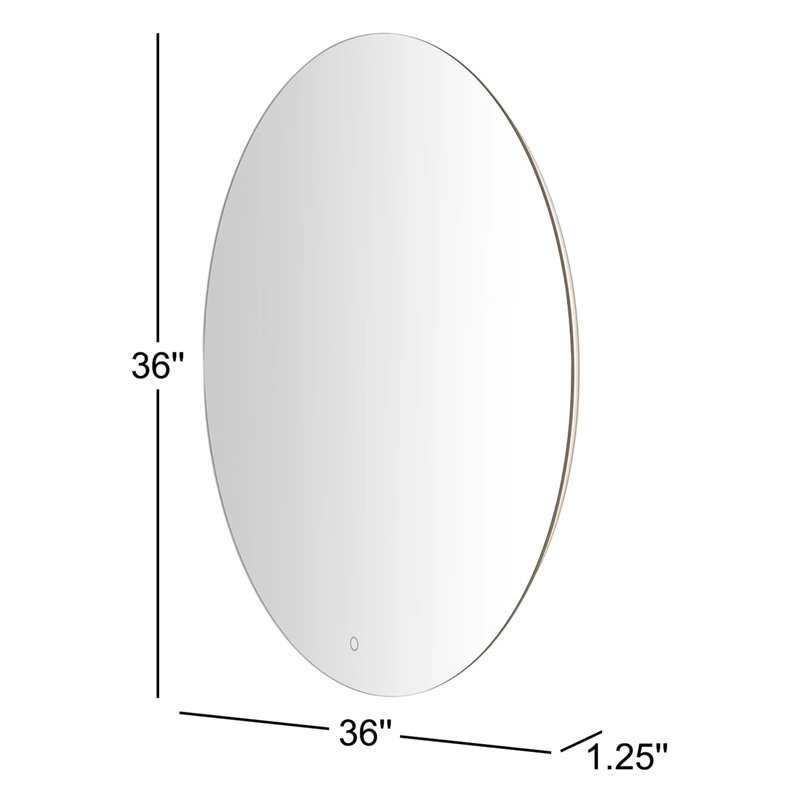 Miroir mural rond Baylen