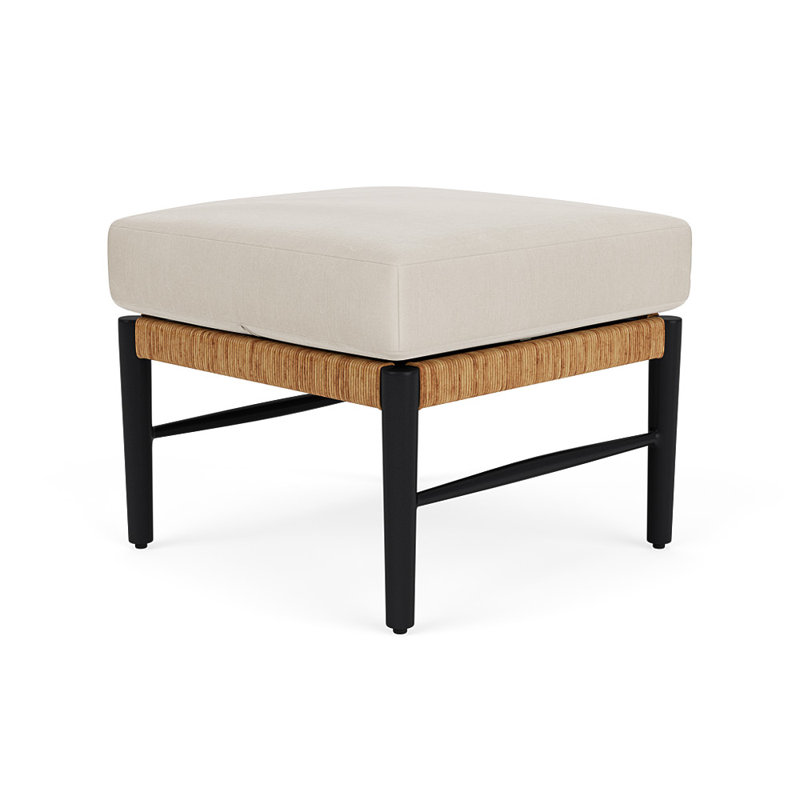 Galloway Outdoor Ottoman, Decorline Natural