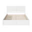 Lit plateforme en bois massif Jeinny avec pied de lit et tiroirs de rangement assortis-1435233023-1435233018