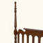 Structure de lit plateforme avec lit gigogne simple TG et 2 tiroirs de rangement, lit en bois classique avec tête de lit à broche-1655328452