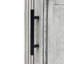 Petit meuble-lavabo de 20 po avec lavabo et robinet d'eau chaude et froide, armoire de salle de bain autoportante avec lavabo en céramique blanche, rangement pour salle de bain avec 1 porte et tablette ouverte en fer-116234419
