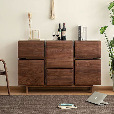 Modern minimalist multi-functional storage cabinet