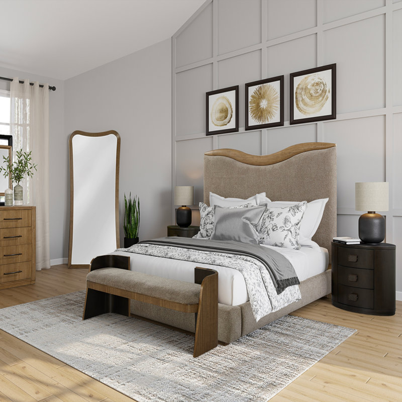 Upholstered Bed, King