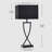 21'' Minimalist Table Lamp Set Of 2, Rectangular Linen Shades-1081453845-1081453847