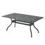 Table rectangulaire pour patio, pergola, jardin