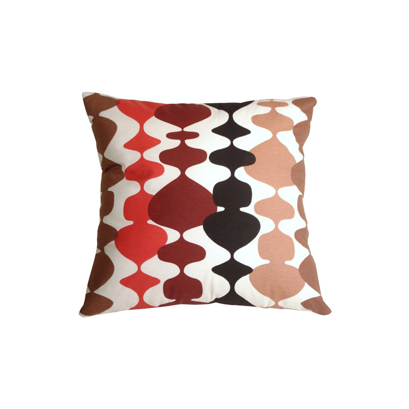 Coussin Lava, rouge