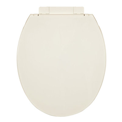 Siège de toilette rond en plastique