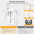 White Outdoor Wall Lights, Dusk to Dawn Porch Lights with Tempered Glass-1817193934