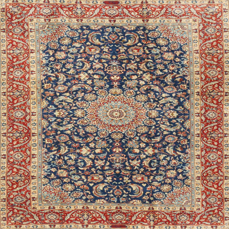 Madden Oriental Indoor Rug, Round 6'