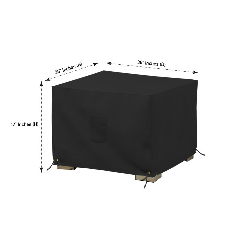 Outdoor Cover, 30.5cm H x 91.4cm W x 91.4cm D