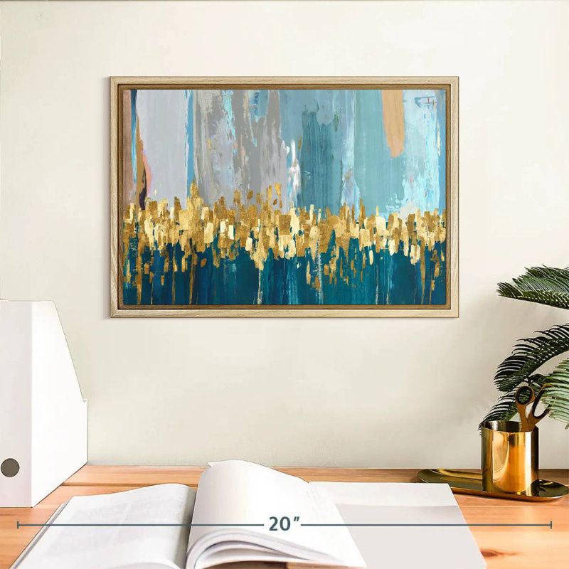 Starlight, Cadre flottant en bois naturel, 13 po x 9 po