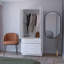 Armoire, avec 2 portes, 3 tiroirs et 1 barre à vêtements-1590305426