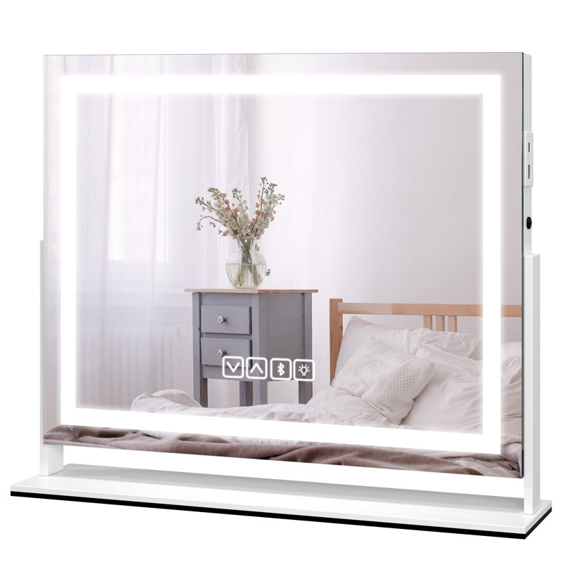 Aldrena Iron Rectangle Floor Mirror