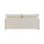 Canapé-lit en chenille beige Elisea (avec lit double)