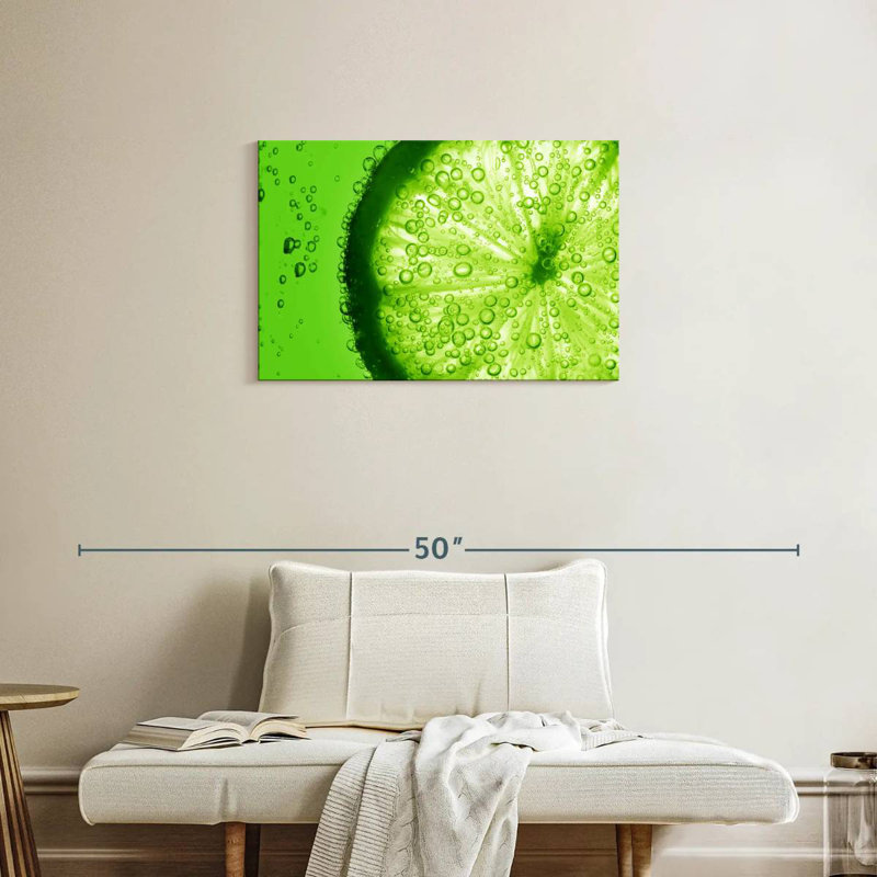 Yarlin Lime Slice, 20" H x 30" W