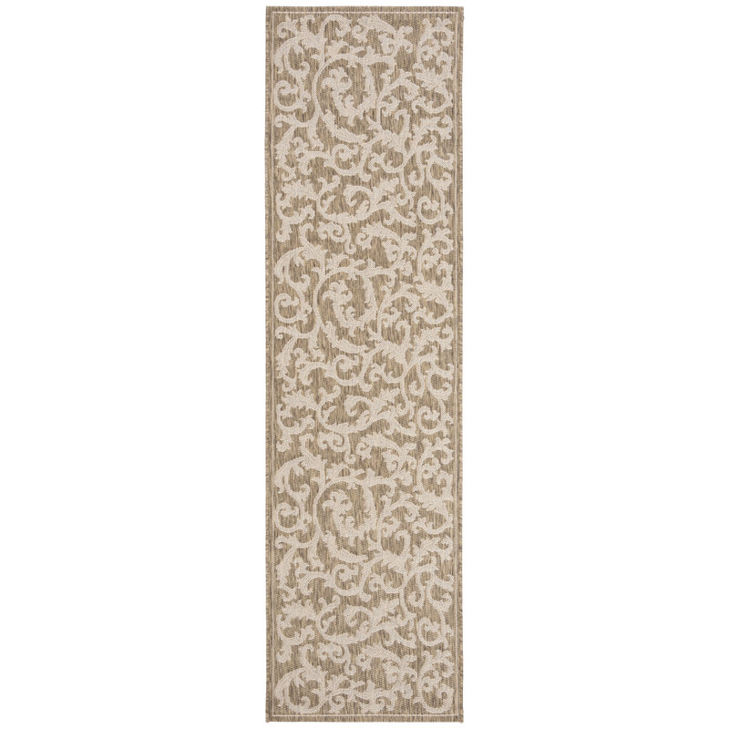 Carolino Performance Oriental Indoor/Outdoor Area Rug, Runner 2'3" x 10'