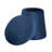 Velvet Mushroom Ottoman W/ Storage-1216460483