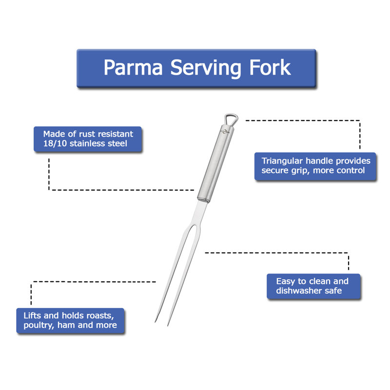 Parma Stainless Steel Serving Fork
