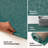 Furnish My Place Modern Plush Pet and Kids Friendly Solid Color Teal Area Rugs, Stain & Fade Resistance, Perfect for Living Room, Dining Room, Bedroom, Playroom and Kidsroom, Event, Wedding Rug-1471119220