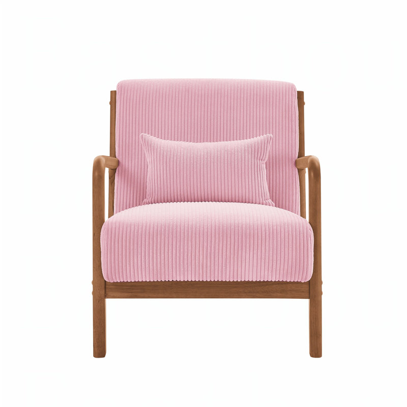Chaise longue en bois, Rose