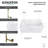 Kingston Brass Aqua Eden 54-Inch Acrylic Rectangular 3-Wall Alcove Tub With Armrests-108257985-106973508
