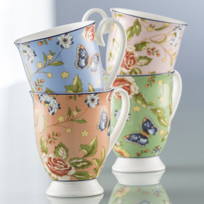 Cottage Garden Porcelain Coffee Mug