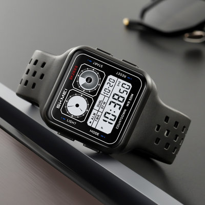 digital watch Digital Waterproof Watch  Electronic Wristwatch For Daily Wear