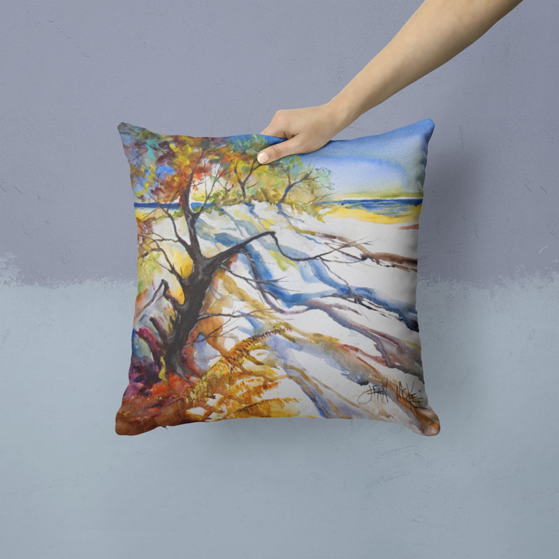 Coussin intérieur / extérieur 'Sand Dune, H 14 po x l 14 po x P 4 po