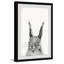«Gray Rabbit», reproduction d'art encadrée sur papier-26825074