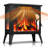 Freestanding Fireplace With Electronic Temperature Control