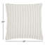 Bertie/Bert Fringed Linen Throw Pillow in Ivory/Natural