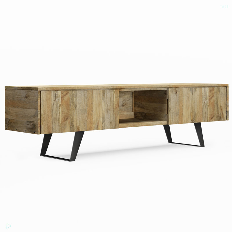 Lowry - 72" TV Media Stand, Light Brown
