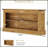 Stylish Farmhouse Console Table With Natural Wood Grain, Perfect For Entryways And Living Rooms