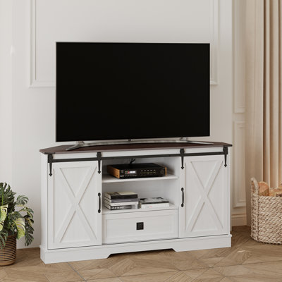 Meuble télé d'angle 58 po pour téléviseur de 65 po ou moins Jollay