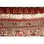 Tapis semi-antique rouille rouge