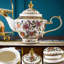 Service à thé en porcelaine rétro