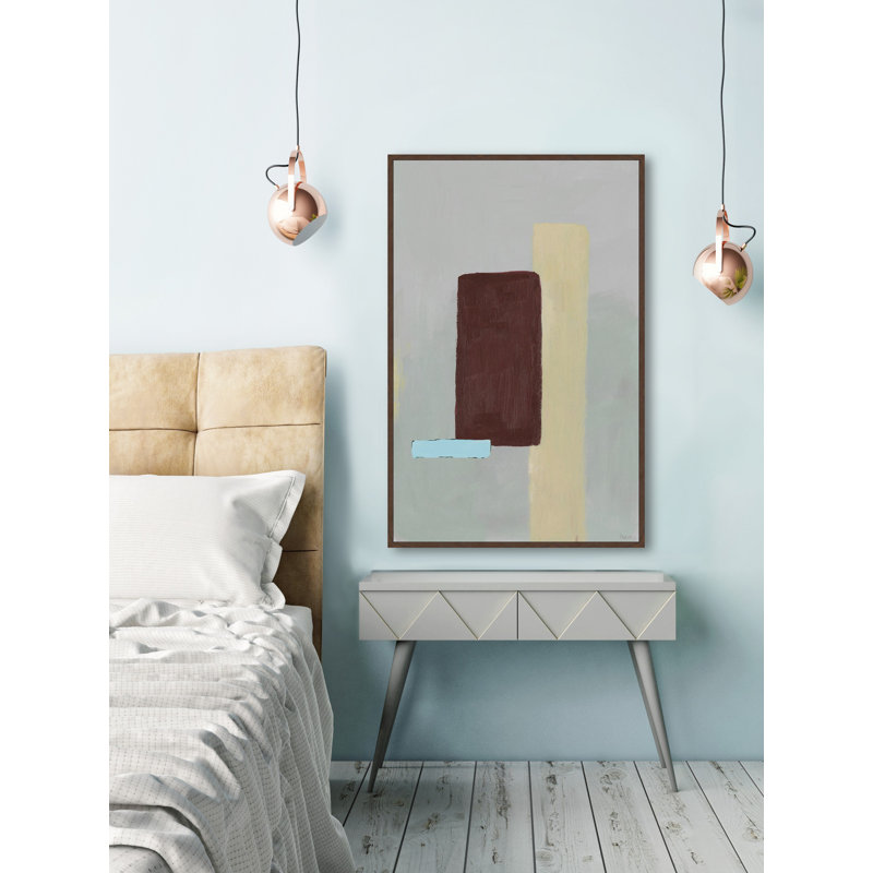 «Narrow Boxes» par Parvez Taj - reproduction encadrée sur toile, H 36 po x l 24 po x P 1,5 po