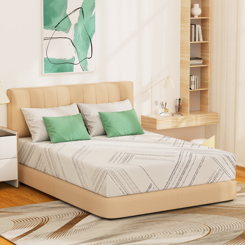 12" Medium Cooling Gel Memory Foam Mattress，Pressure Relief, Ergonomic Design, Ideal For All Sleep Positions, Queen, 12"
