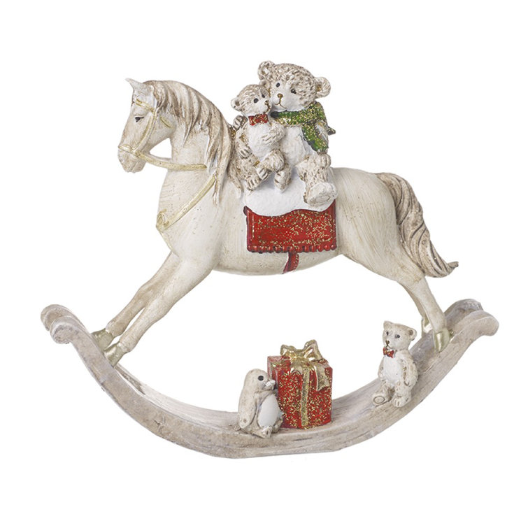 The Seasonal Aisle Rocking Horse Decoration | Wayfair.co.uk