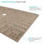 Transolid Trimslate Plus 48-in Zero Threshold Shower Base with Centre Drain-115485175