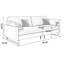Canapé modulaire orange en cuir véritable-1583910307