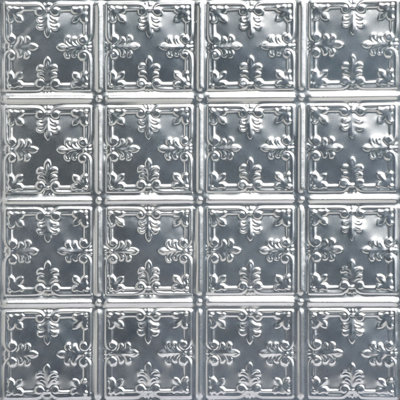 Tuile de plafond en fer 2 pi x 2 pi Florentine